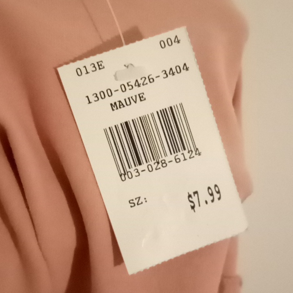 🟣Ambiance light pink zip up tube top - Picture 5 of 5